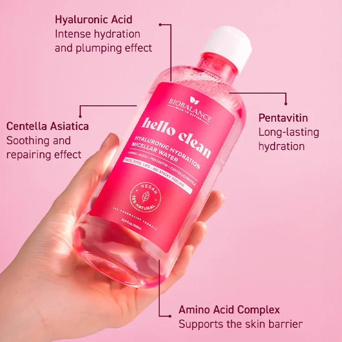 BIO BALANCE HELLO CLEAN HYALURONIC HYDRATION 500ML