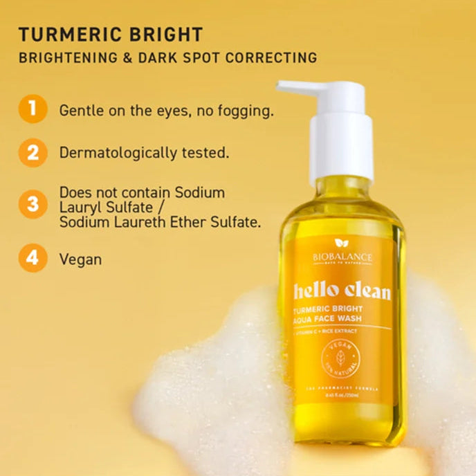 BIO BALANCE HELLO CLEAN TURMERIC BRIGHT 250ML